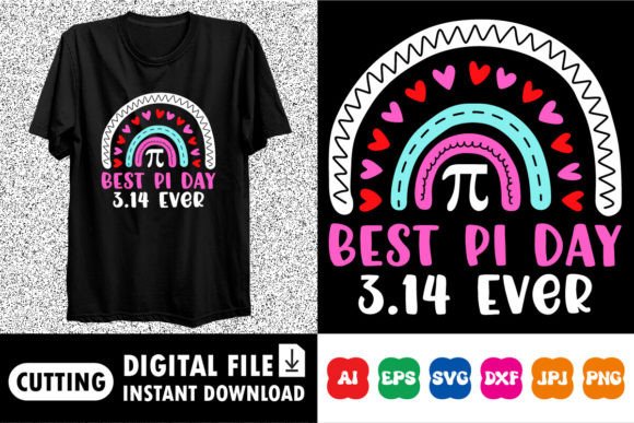 Best Pi Day 3.14 Ever Rainbow Math Shirt