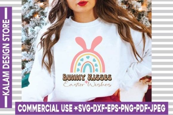 Easter Rainbow SVG for Graphics & T-Shirt Designs