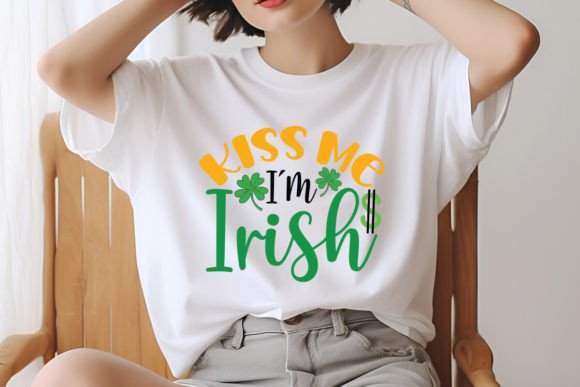 Kiss Me I'm Irish SVG Design: Graphics & T-Shirt Designs
