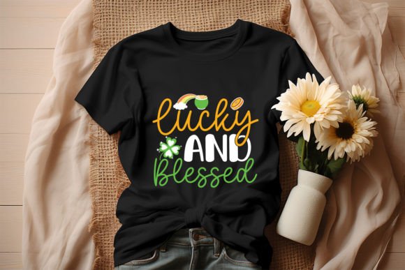Lucky and Blessed SVG Design