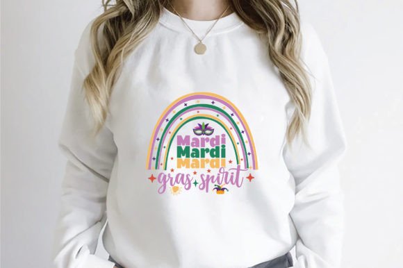 Mardi Gras Rainbow SVG Design