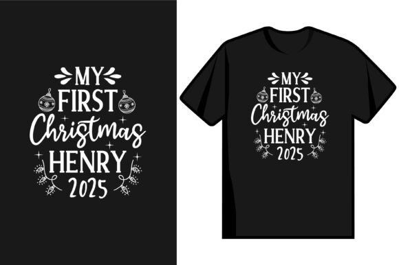 My First Christmas Henry 2025 Svg Graphics