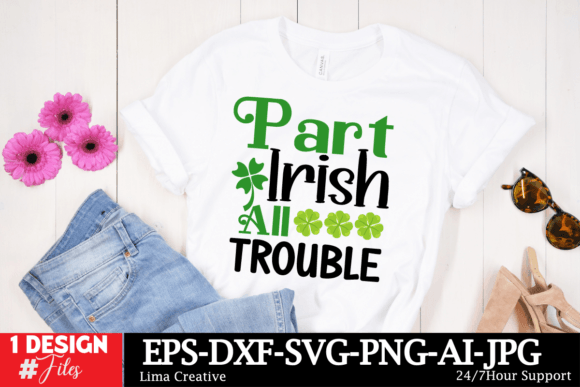 Part Irish All Trouble SVG