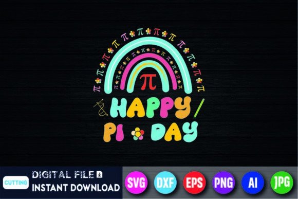 Rainbow Happy Pi Day Math Teacher Boys Graphics