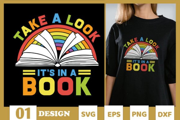 Retro Rainbow Reading Adventure SVG Graphics
