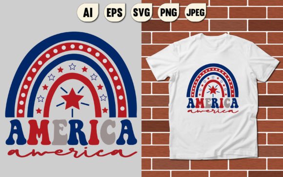 Review: Rainbow America T Shirt Graphics and T-Shirt Designs