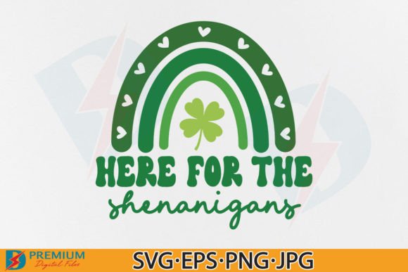 St Patrick's Day SVG Shenanigans Rainbow Graphics