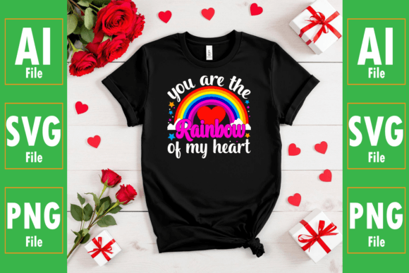 You Are the Rainbow of My Heart Graphics